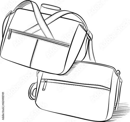 Stylish crossbody bags, functional design, adjustable straps, multiple compartments, travel accessories, everyday use, fashion essentials, modern, sleek, versatile