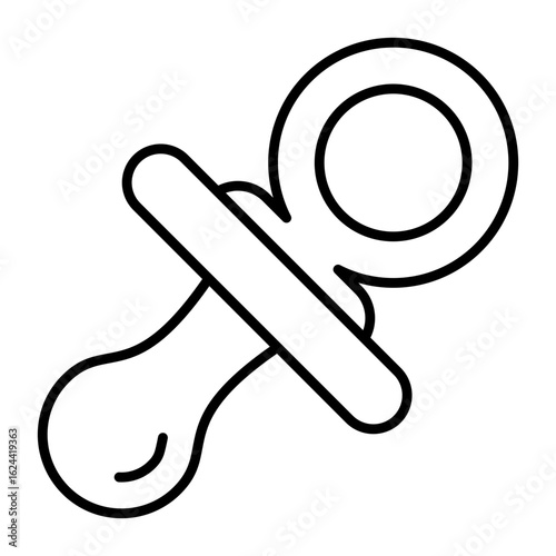 Pacifier Outline Icon