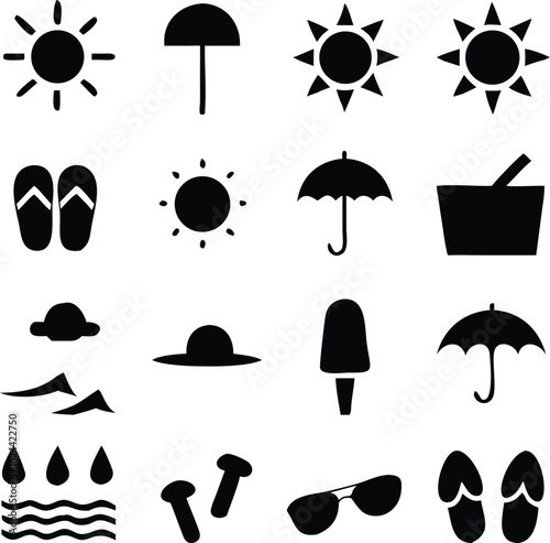 Vintage gentleman accessory icons: hat, mustache, and glasses set