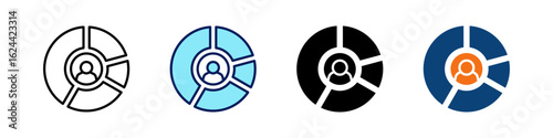 Customer Segmentation All In One Icon Multi Styles Vector Set