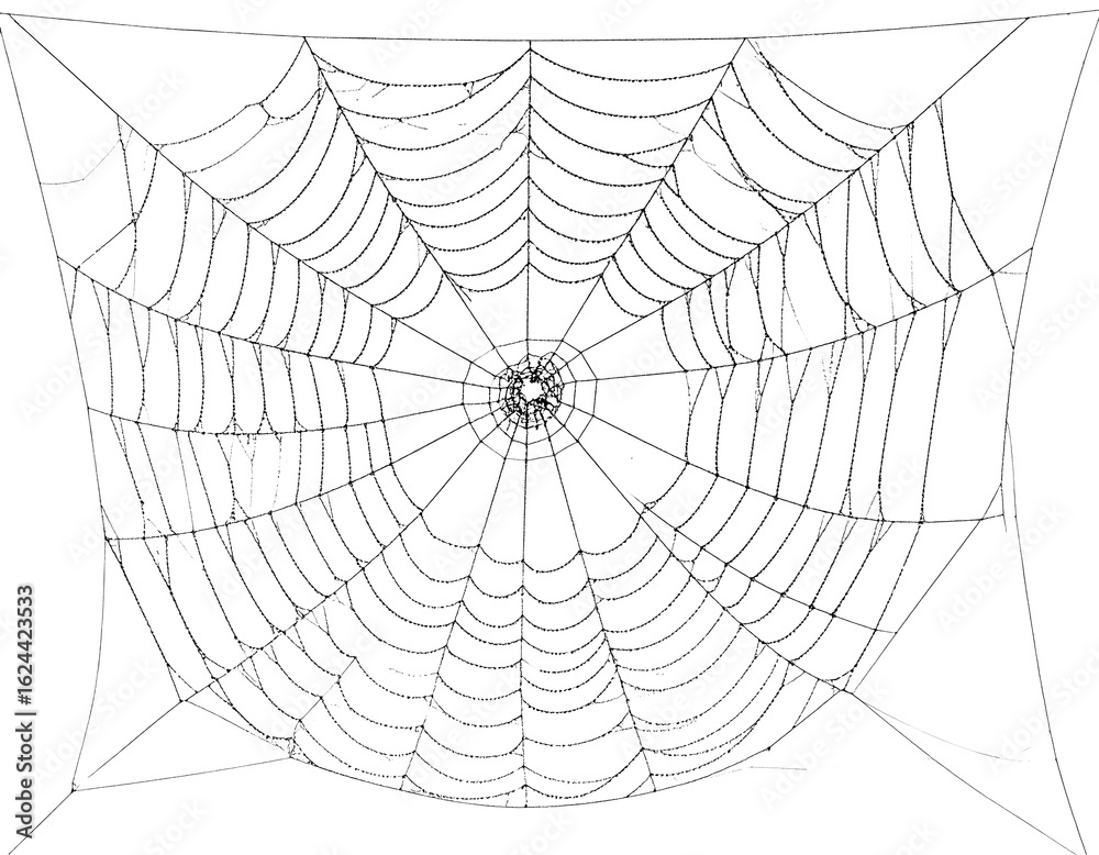 Obraz premium spider web isolated on transparent background