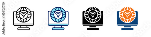 Remote Accessibility All In One Icon Multi Styles Vector Set