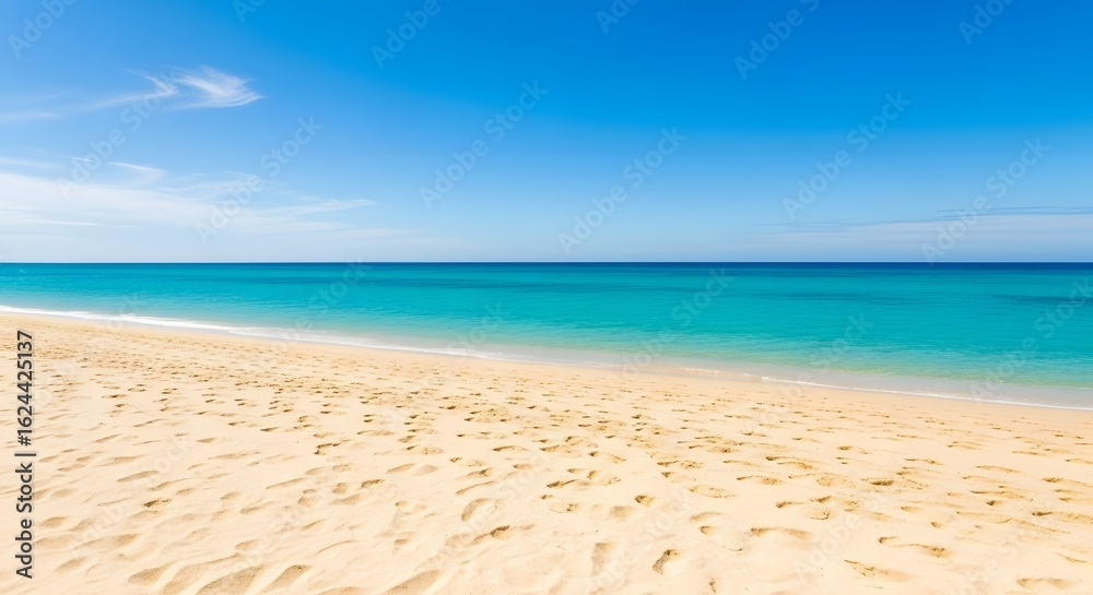 Obraz premium tropical beach with blue sky