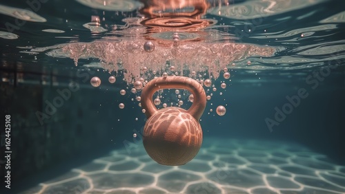 Swimming Pool Golden Kettle Bell