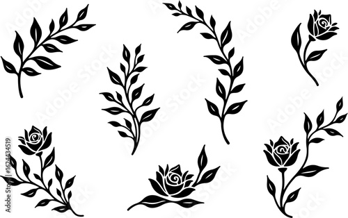 Polynesian Tribal Tattoo Pattern Set" vector bundle