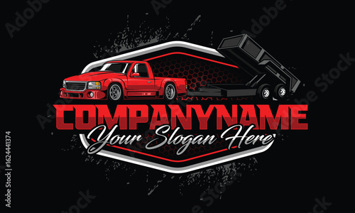 Dump trailer logo