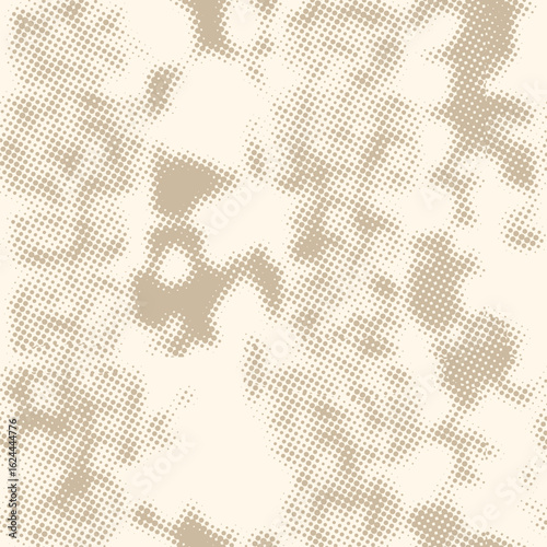 artistic art  floral halftone beige white  abstract shapes seamless patterns geometric trendy retro style. fabric point textured  abstract stripes seamless patterns geo vector