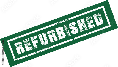 refurbished important Rubber Stamp Vector Template	