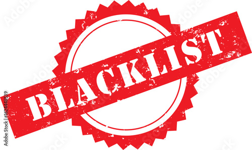 Blacklist Grunge Stamp Graphic
