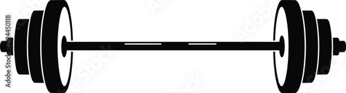 Dumbbell icon fitness strength workout equipment