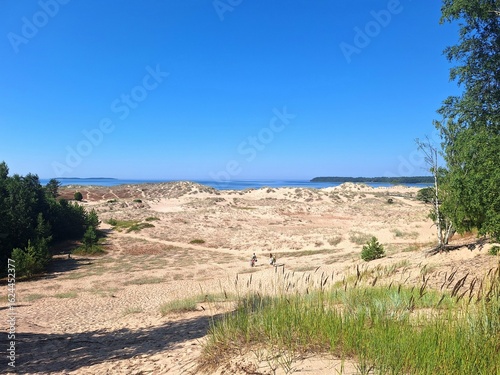 Summer dunes at YYteri Beach, Pori, Finland.