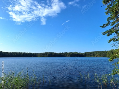 KattilaJärvi Lake in Nuuksio National Park, Finland.