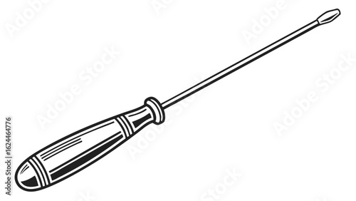 vector illustration of a screwdriver