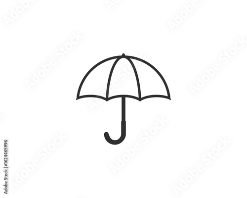 Umbrella icon. simple line umbrella