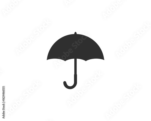 Umbrella icon. Umberella in solid silhouette style