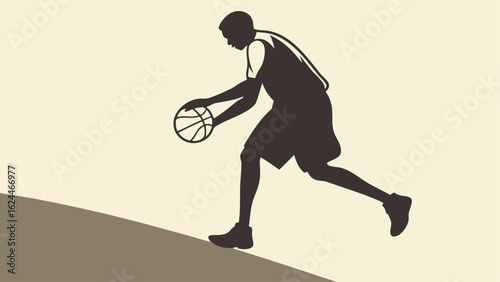 tennis player silhouette