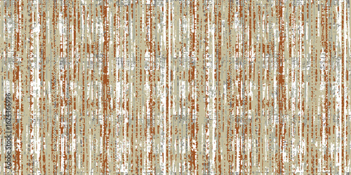 Vector geometric vector bleeding madras beige white linen textures seamless pattern design striped textured. jacquard weave or print  design