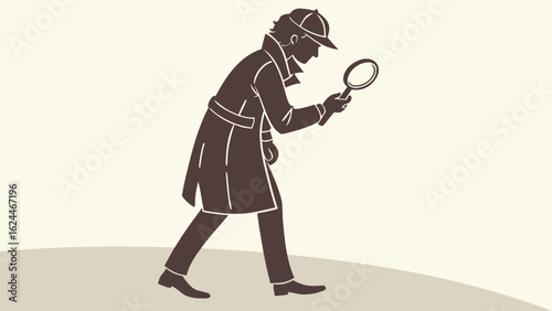 girl with magnifying glass