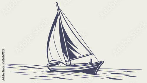 sailboat on the sea
