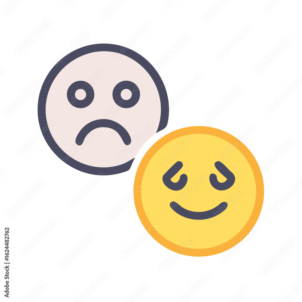Fototapeta premium Emoji Faces Pack – Vector Reactions and Feelings