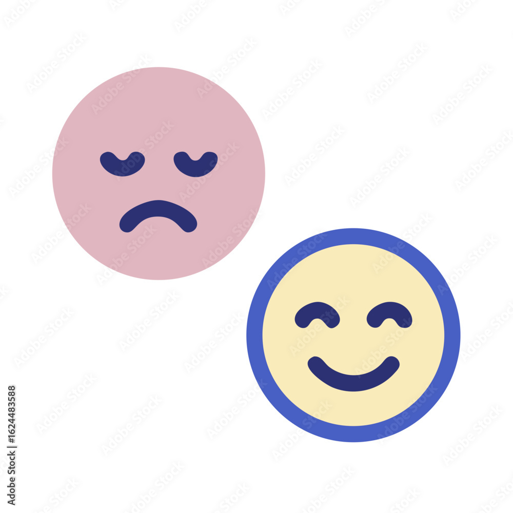 Fototapeta premium Emoji Faces Pack – Vector Reactions and Feelings