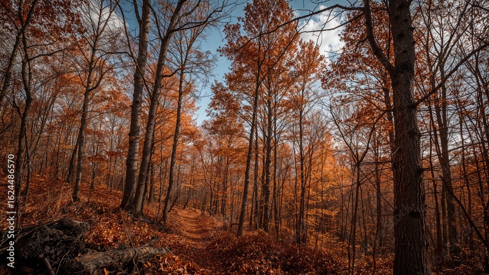 Fototapeta premium Fall woodland scenery