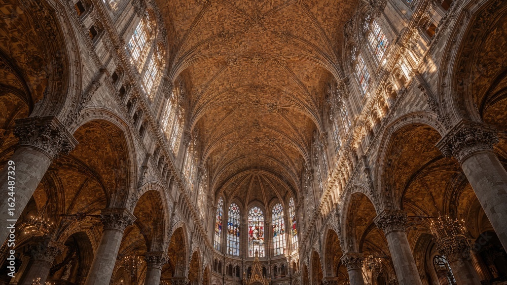 Fototapeta premium Architectural Details Within Cathedral Spaces