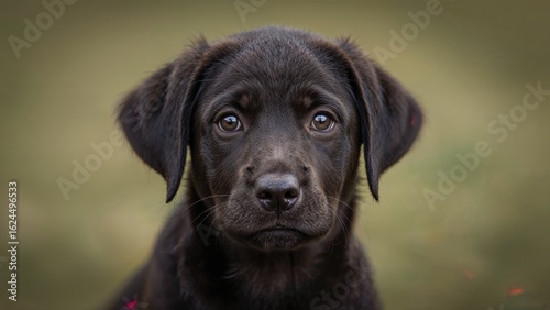 Wallpaper Mural Sweet black lab puppy Torontodigital.ca