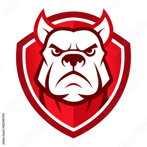 Snarling Grizzly Mascot Outlined in Bold Strokes Within Contemporary Sports Badge
