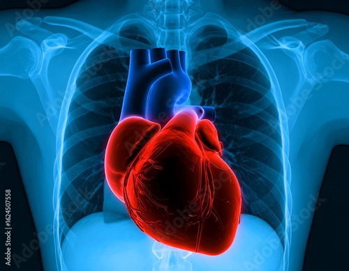 3d rendered illustration of a heart