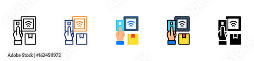 Contactless Product Icon Multi Style 