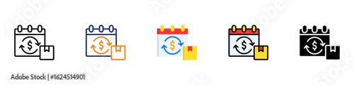 Subscription Product Icon Multi Style 