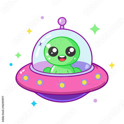 ufo alien cartoon