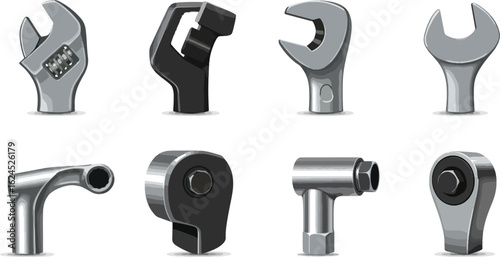 Illustration of different types of tools