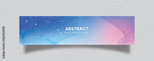 Abstract Gradient LinkedIn banner design  Banner with Sparkles