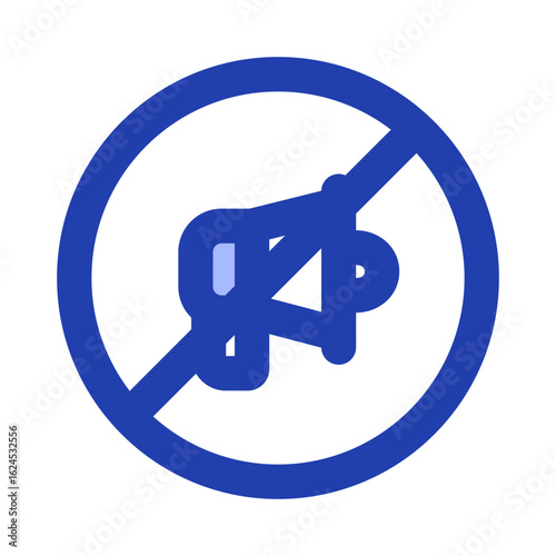 ads block blue icon
