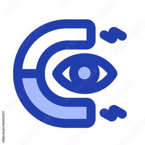 attraction blue icon
