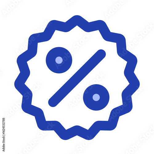 discount blue icon