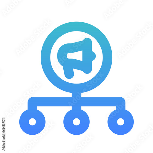 affiliate line gradient icon