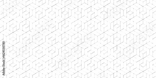 Seamless geometric pattern of white isometric cubes with subtle shading creating a textured background