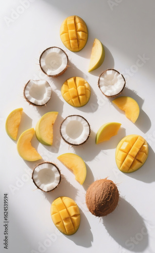 Wallpaper Mural Minimalist cosmetic product mockup with a white pump bottle featuring a blank yellow label, placed on a wooden table in natural sunlight. Torontodigital.ca