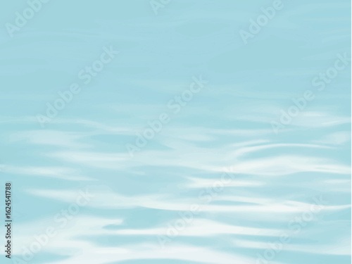 Light Blue Water Surface Background with Soft Reflections