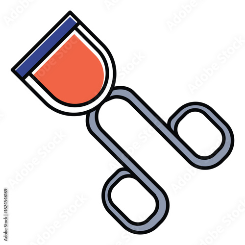 Eyelash Curler Vector Icon for Beauty Tools