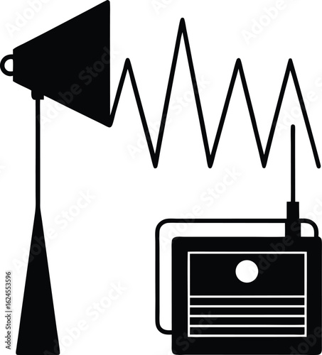 acoustic doppler current profiler on white backgro.eps