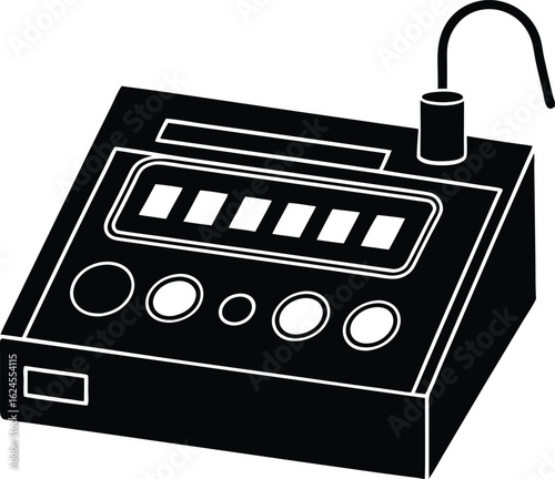 audiometer on white background.eps