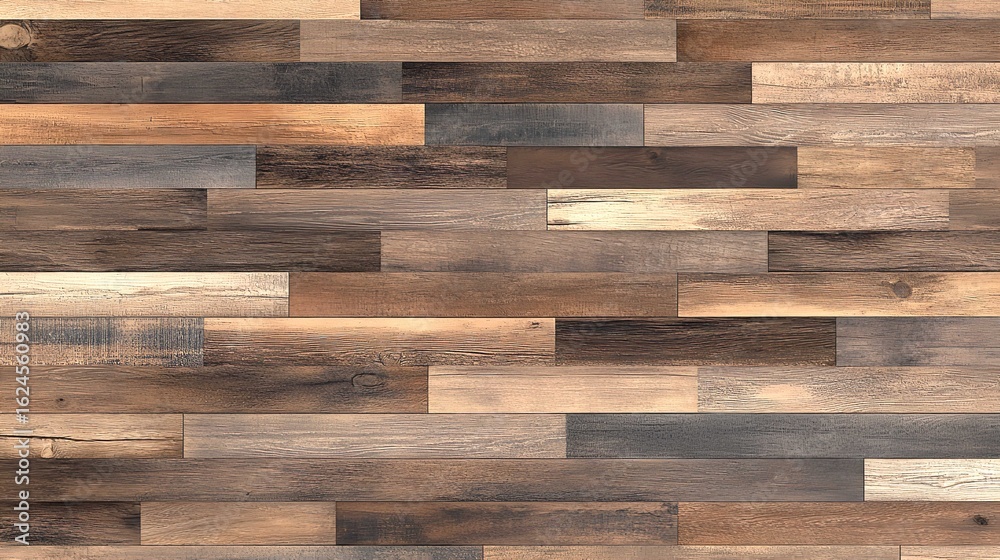 Distressed wooden plank wall tells a story of rustic charm offering warmth and vintage elegance with varied grain Distressed wooden plank wall tells a story of rustic charm offering warmth and vintage elegance with varied grain