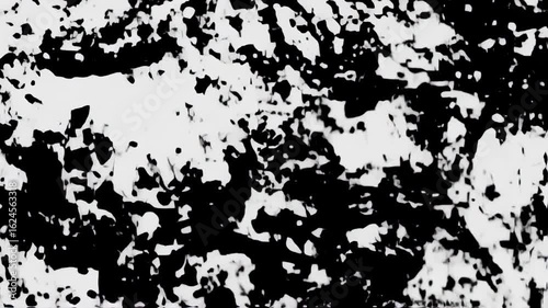 Wallpaper Mural Abstract Black and White Noise Pattern Moving Slowly Across Frame Torontodigital.ca