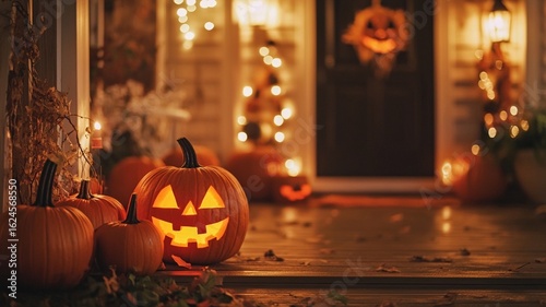Halloween pumpkin lantern decoration