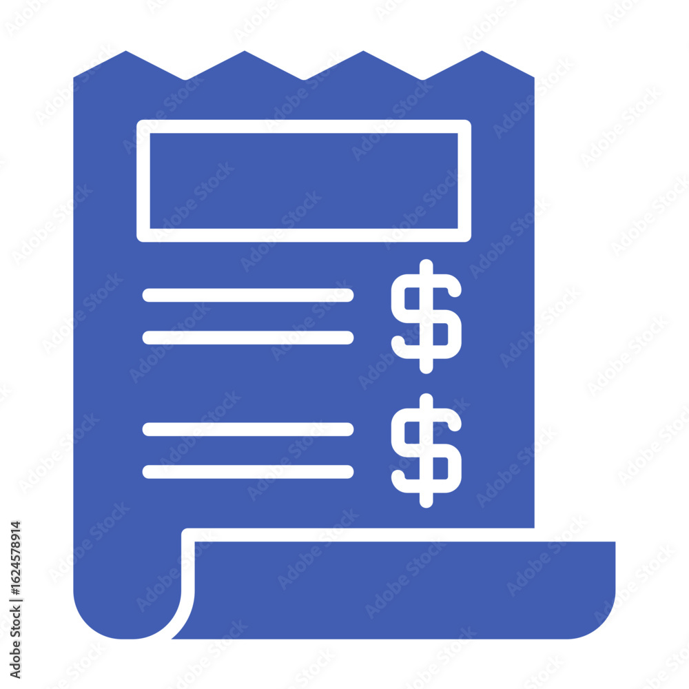 Obraz premium Receipt Icon