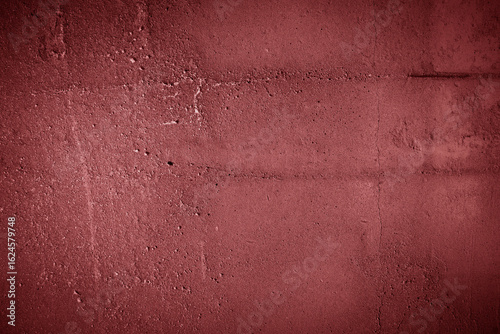 Blank red textured concrete wall background